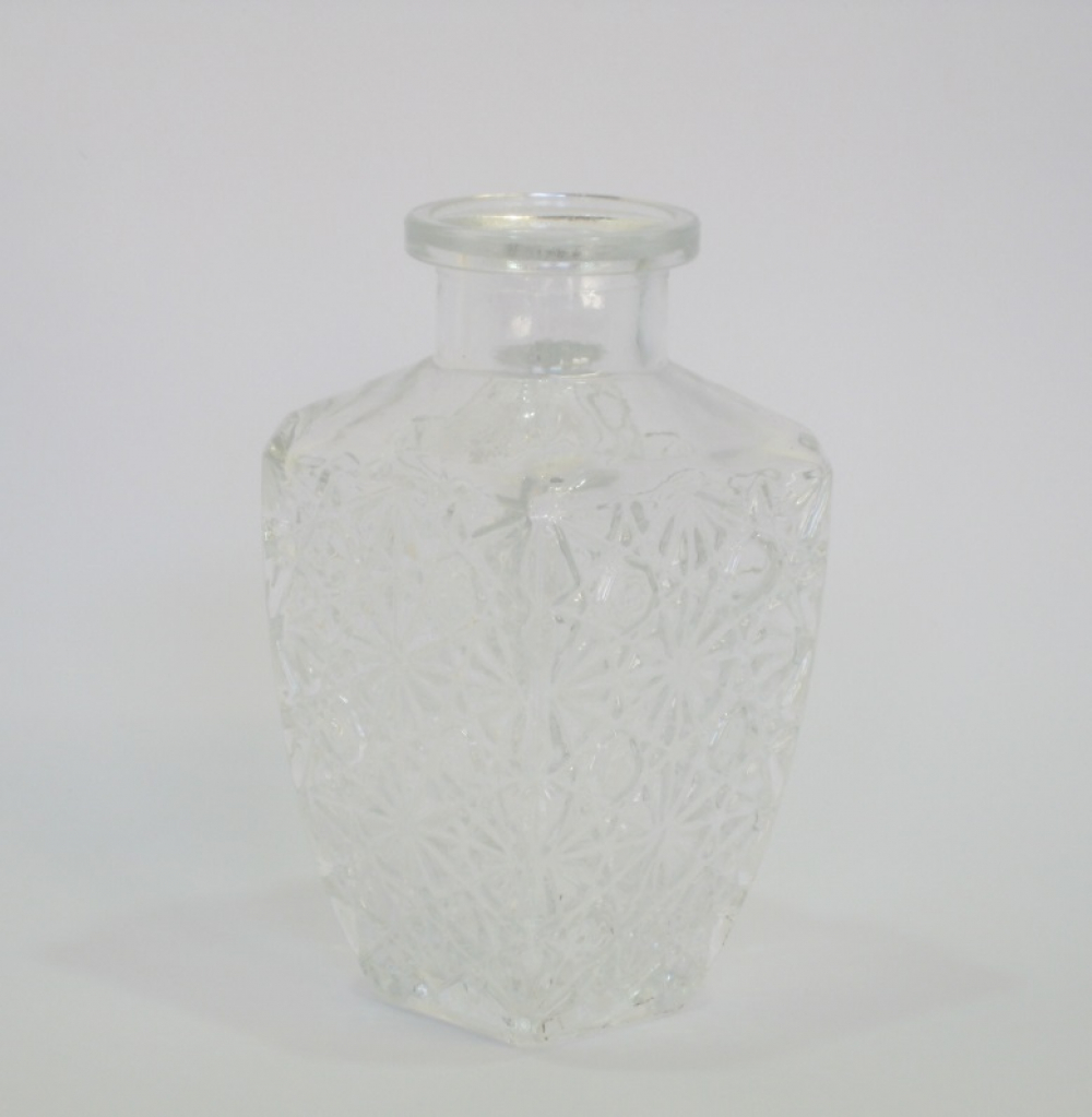 Glas-Vase H12,5cm D6,8cm klar 710369-17